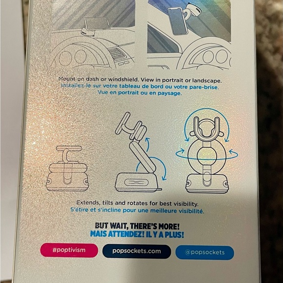 PopMount 2 Black Car Mount - Picture 3 of 6